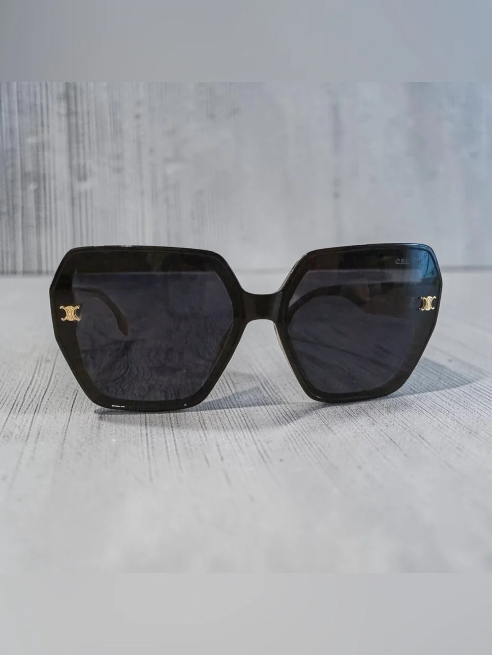 Black Oversized Square Sunglasses
